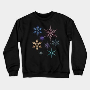 Sparkling snowflakes Crewneck Sweatshirt